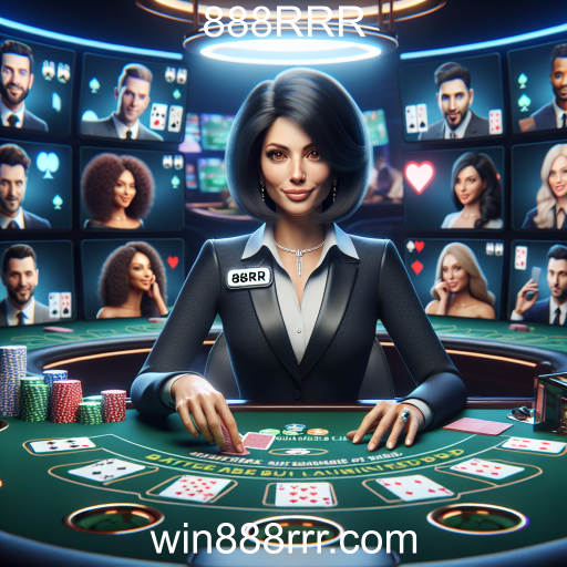 Experiência Imersiva do Casino Ao Vivo no 888RRR